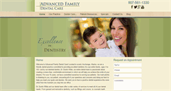 Desktop Screenshot of advancedfamilydentalcare.com